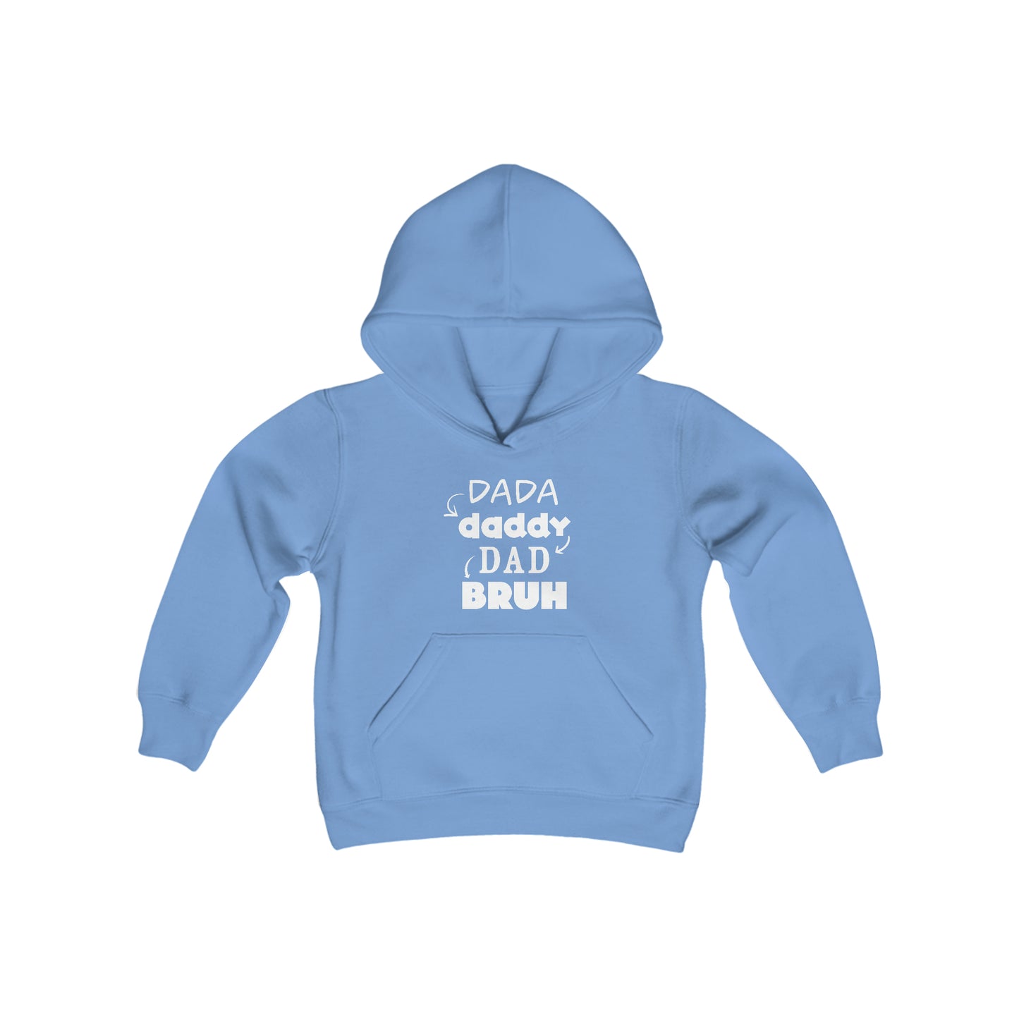 DaDa to Bruh Youth Hoodie