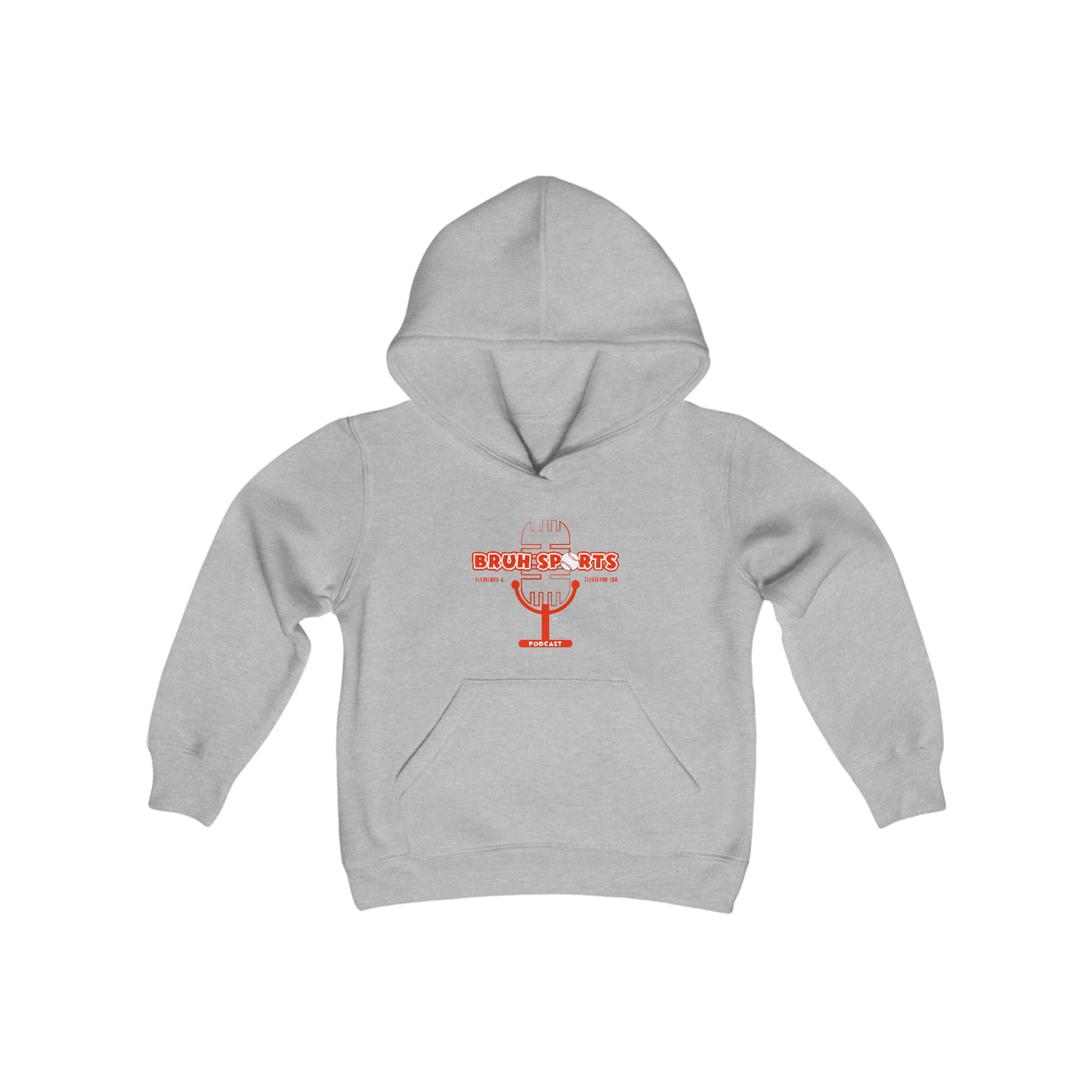 Bruh Sports Mic Youth Hoodie