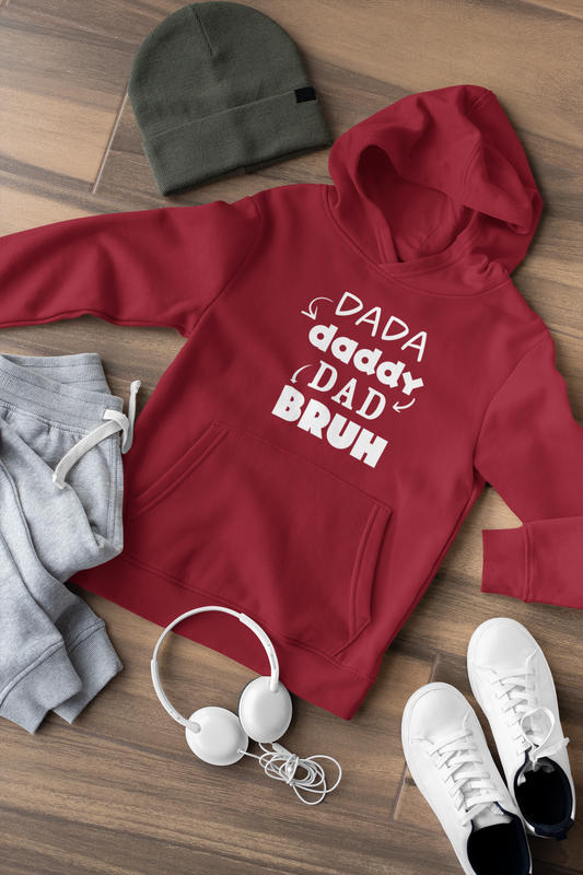 DaDa to Bruh Youth Hoodie