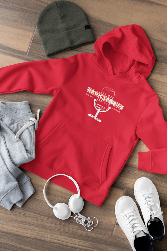 Bruh Sports Mic Youth Hoodie