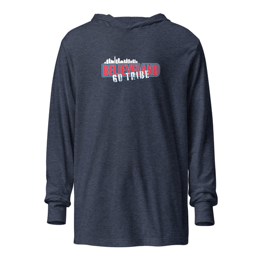 Believeland Tribe Hooded Long-Sleeve Tee