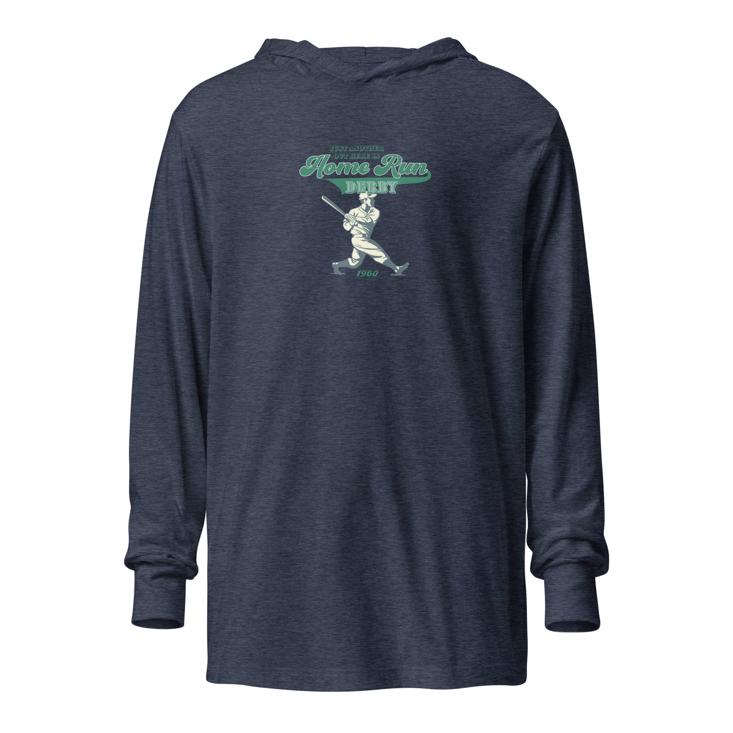 1960 Home Run Derby Hooded Long-Sleeve Tee