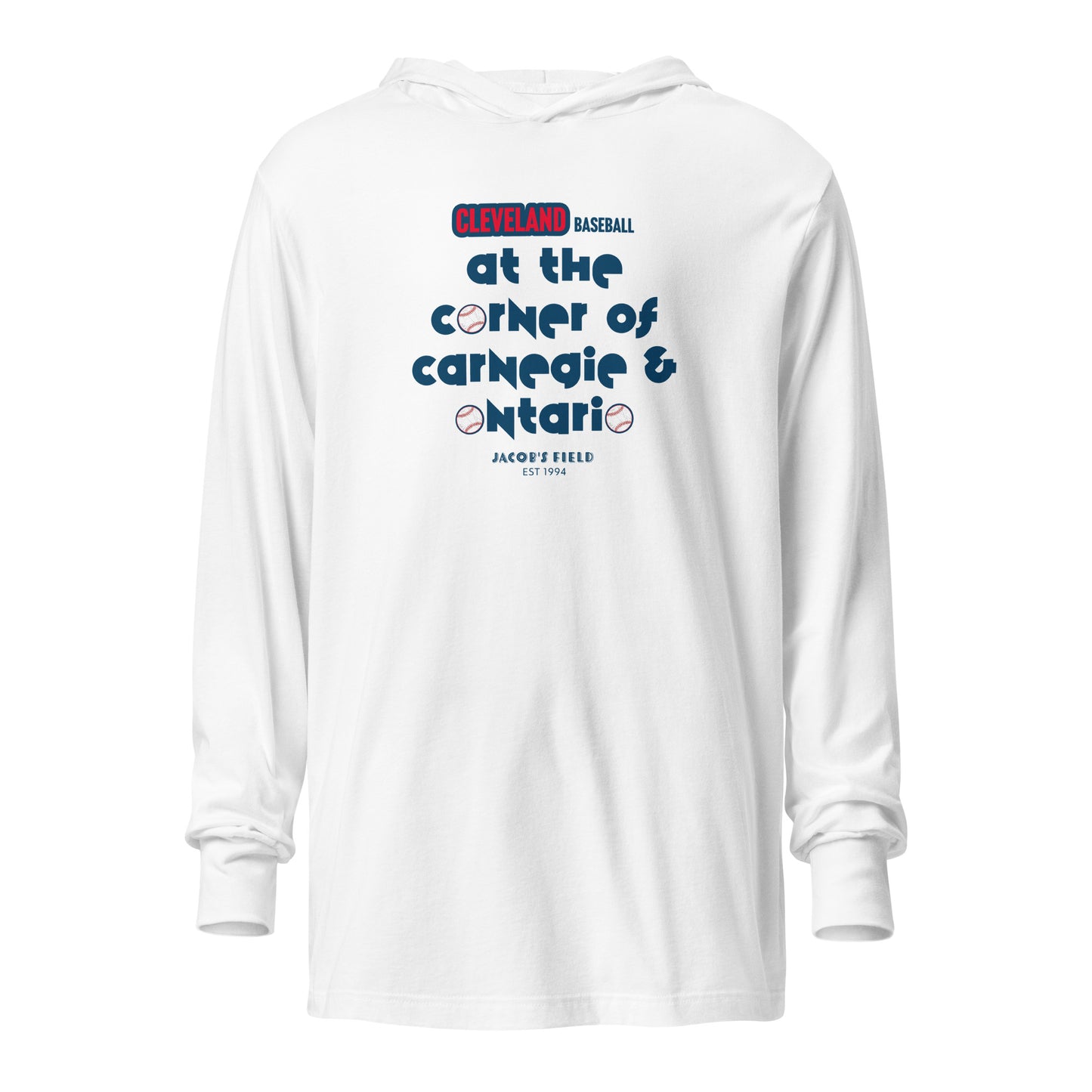 Corner of Carnegie & Ontario Hooded Long-Sleeve Tee