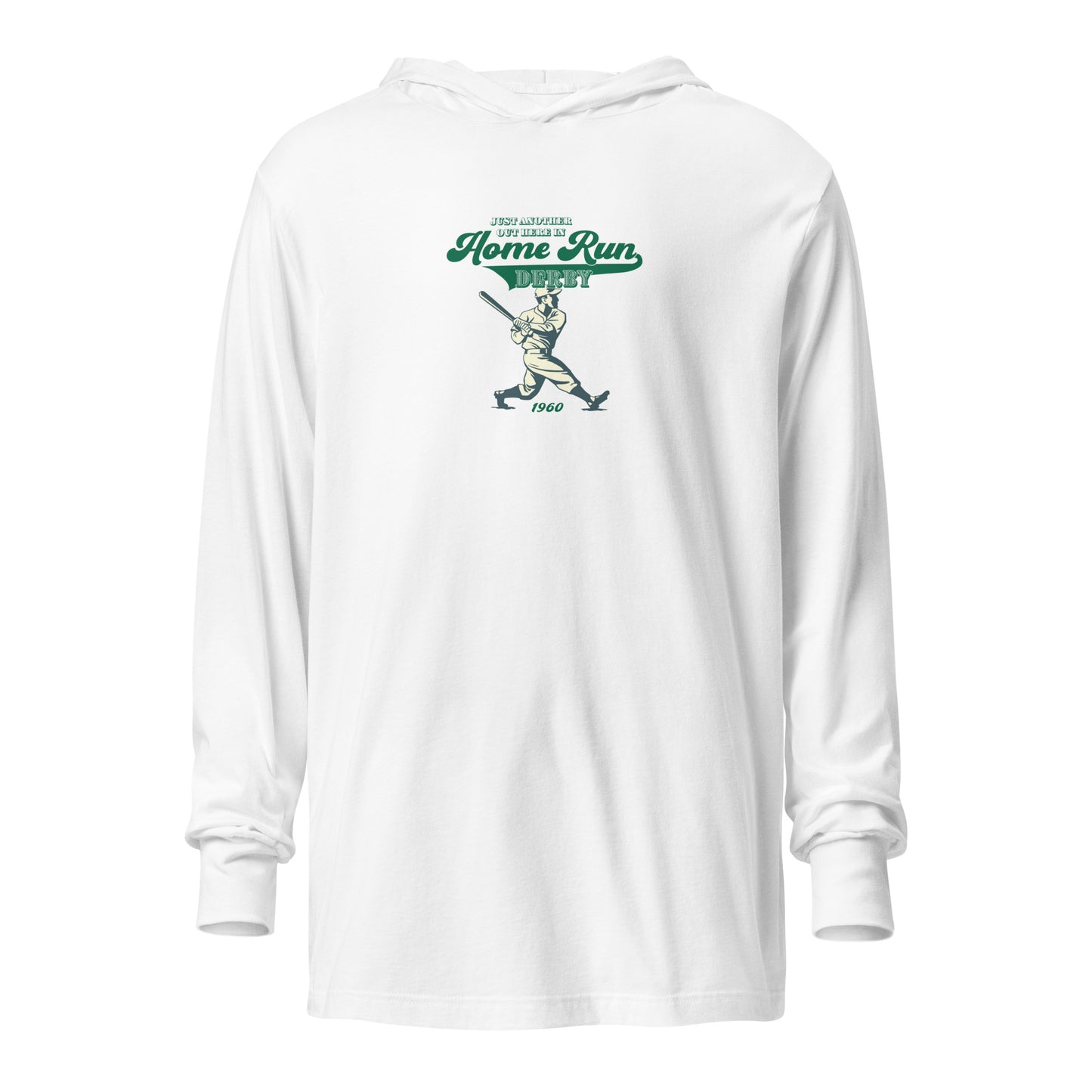 1960 Home Run Derby Hooded Long-Sleeve Tee