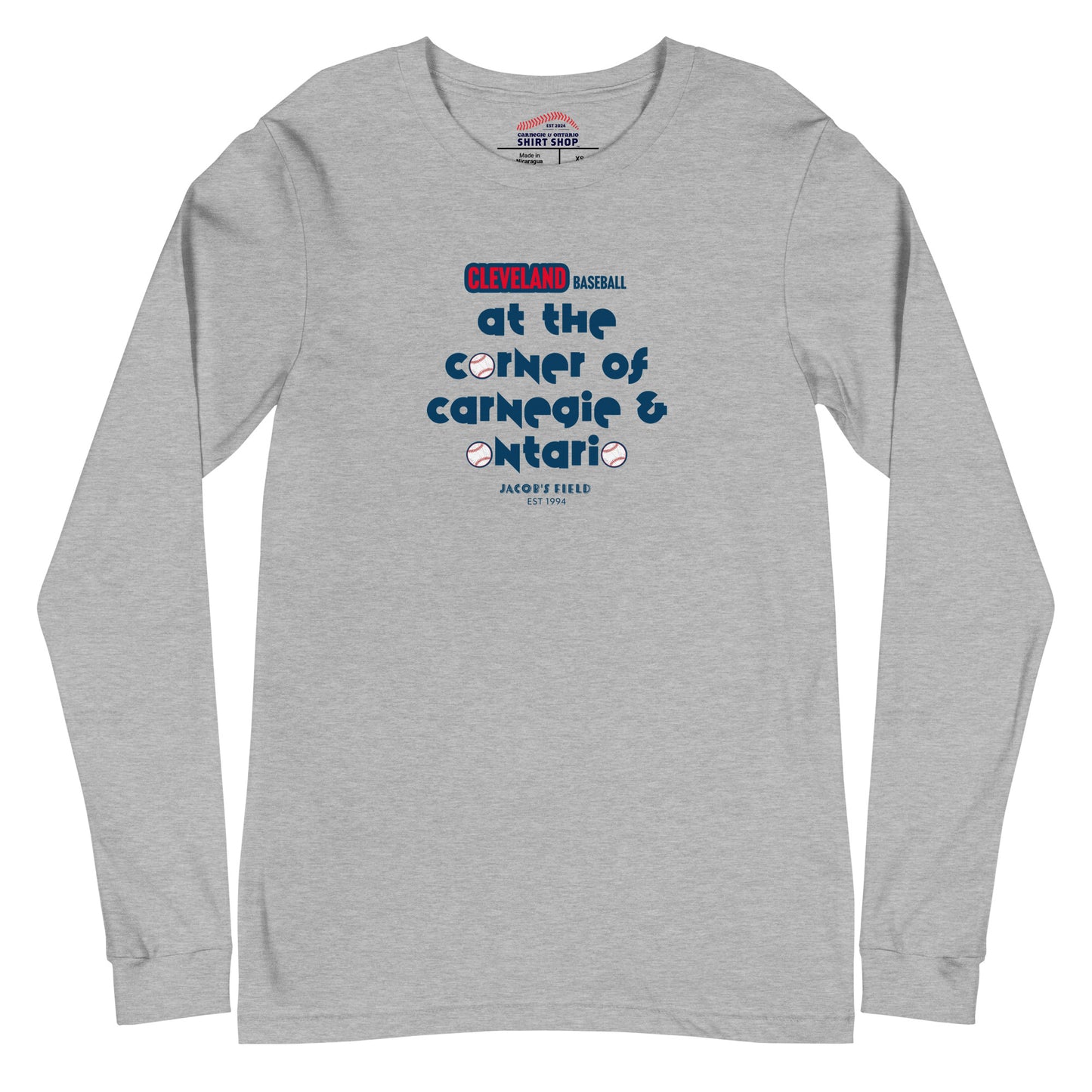 Corner of Carnegie & Ontario Unisex Long-Sleeve Tee