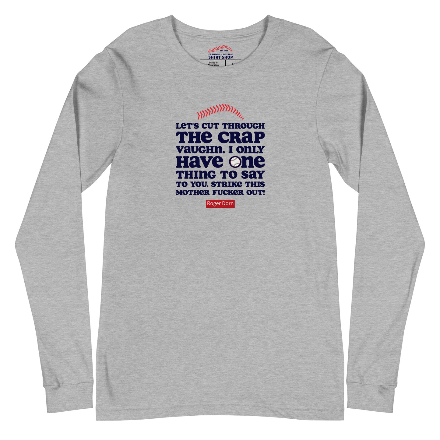 Let's Cut Through the Crap Vaughn Unisex Long-Sleeve Tee