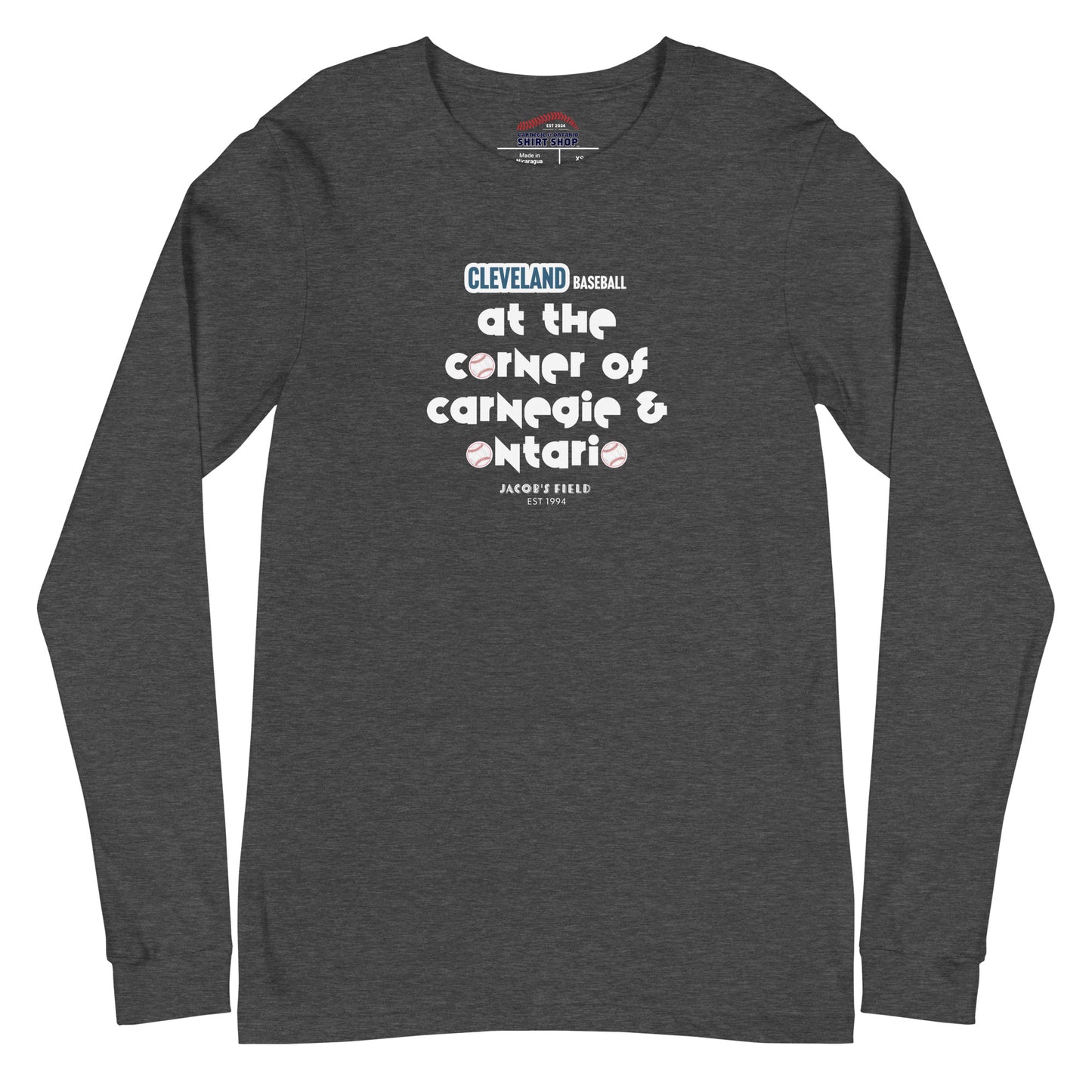 Corner of Carnegie & Ontario Unisex Long-Sleeve Tee