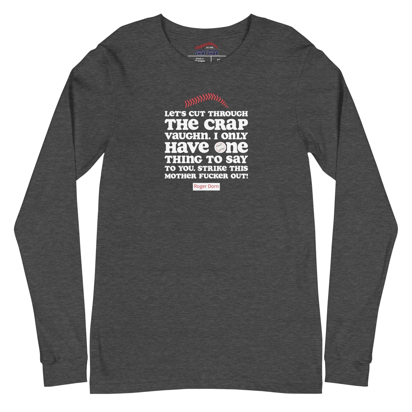 Let's Cut Through the Crap Vaughn Unisex Long-Sleeve Tee