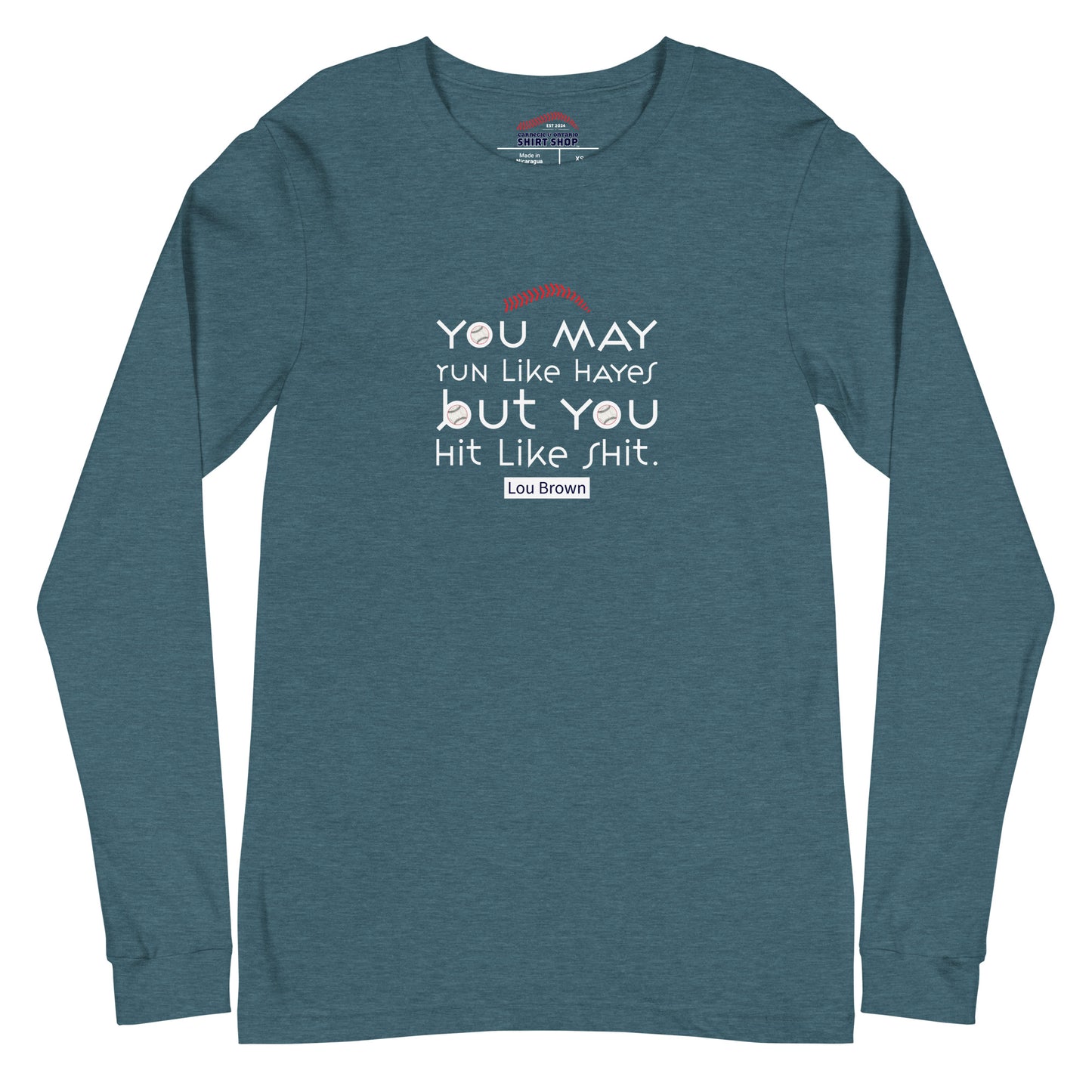 Run Like Hayes Unisex Long-Sleeve Tee