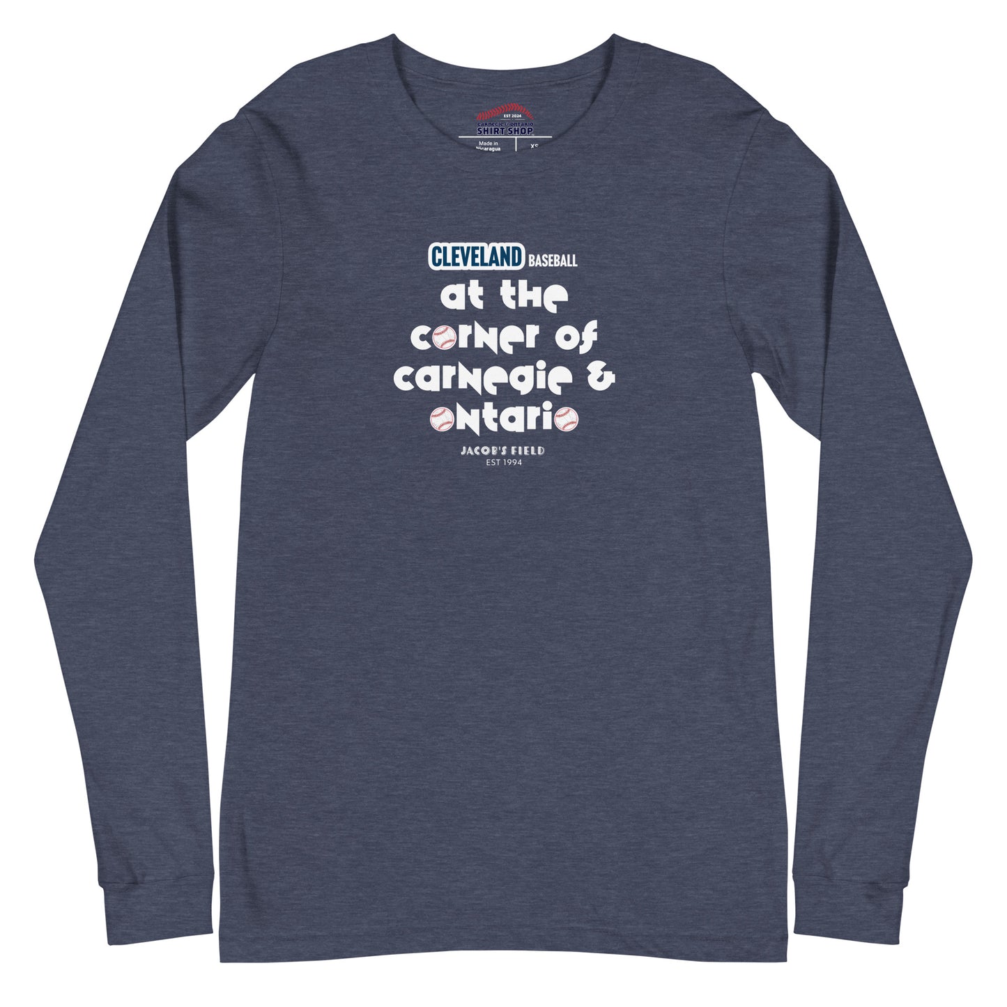 Corner of Carnegie & Ontario Unisex Long-Sleeve Tee