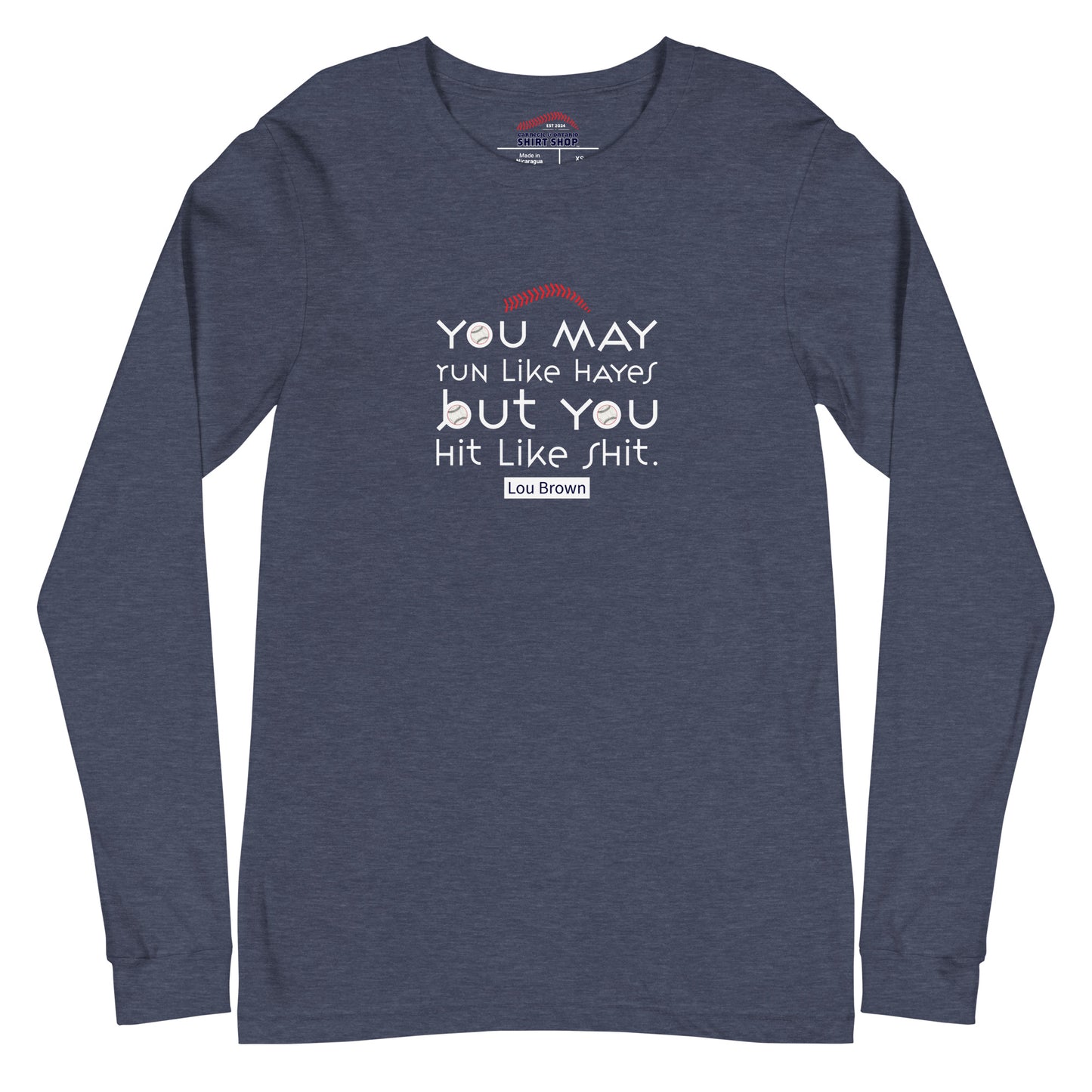 Run Like Hayes Unisex Long-Sleeve Tee