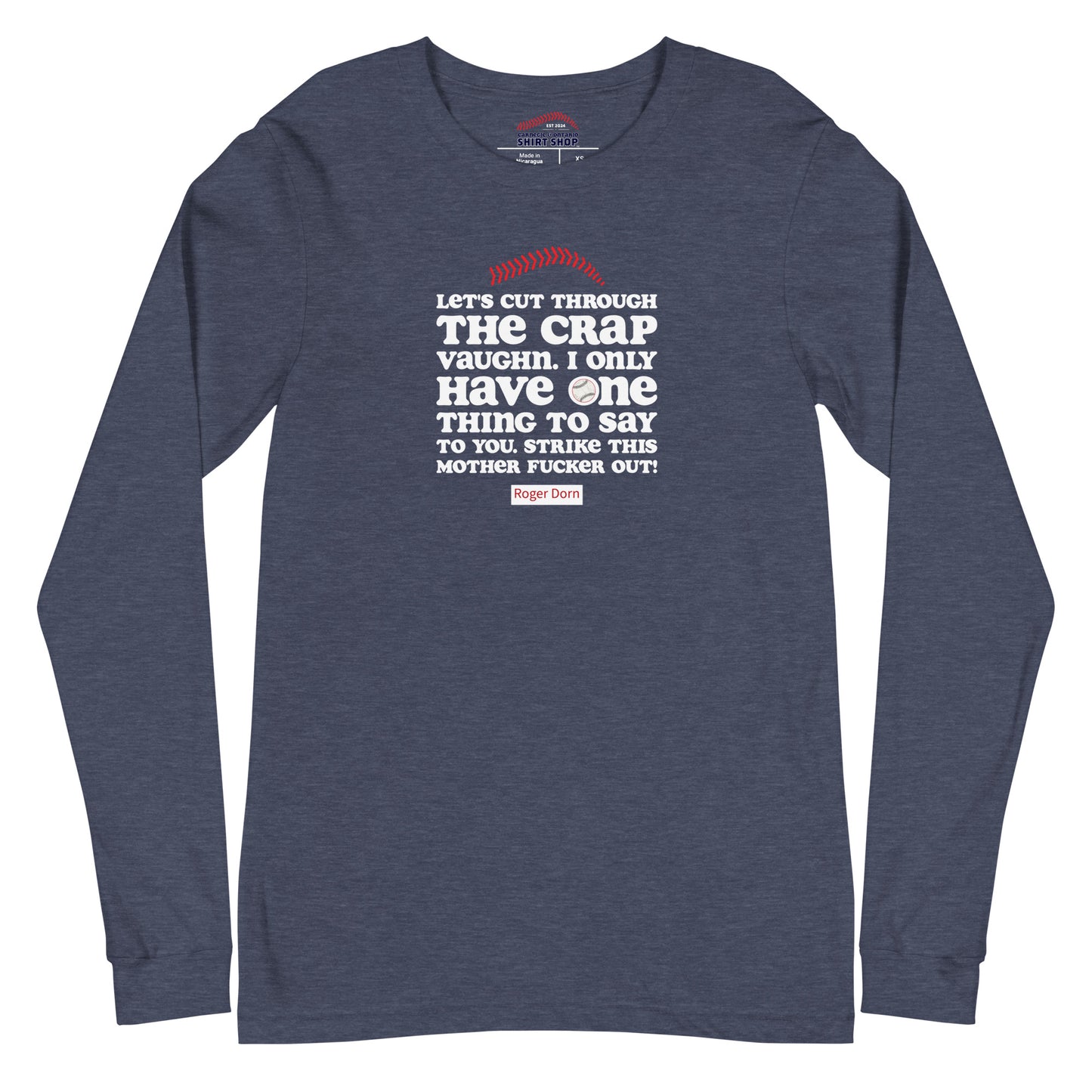 Let's Cut Through the Crap Vaughn Unisex Long-Sleeve Tee