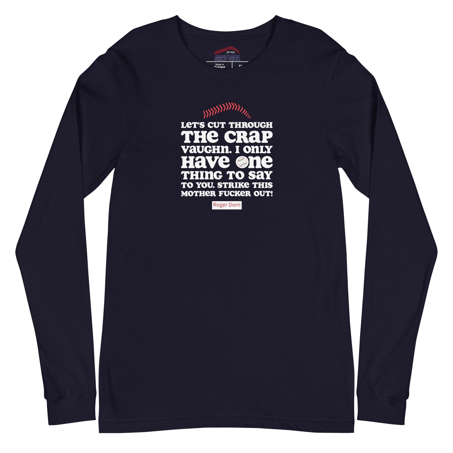 Let's Cut Through the Crap Vaughn Unisex Long-Sleeve Tee