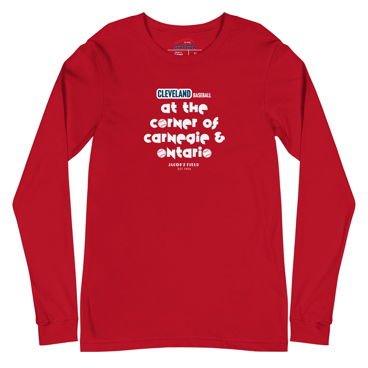 Corner of Carnegie & Ontario Unisex Long-Sleeve Tee