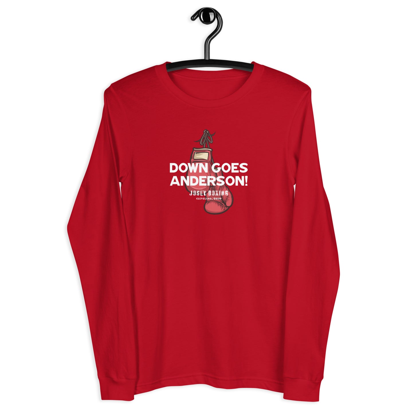 Down Goes Anderson! Unisex Long-Sleeve Tee