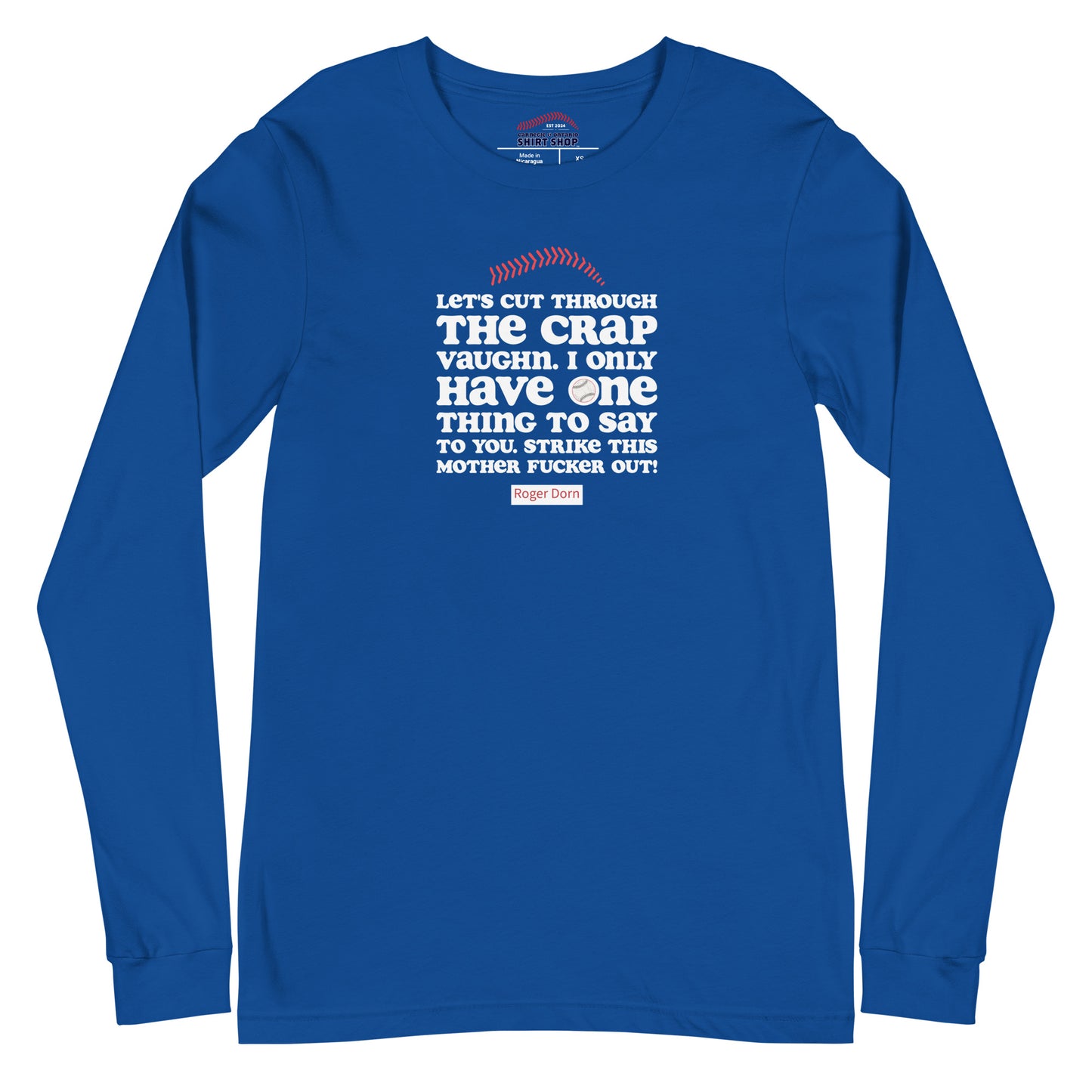 Let's Cut Through the Crap Vaughn Unisex Long-Sleeve Tee