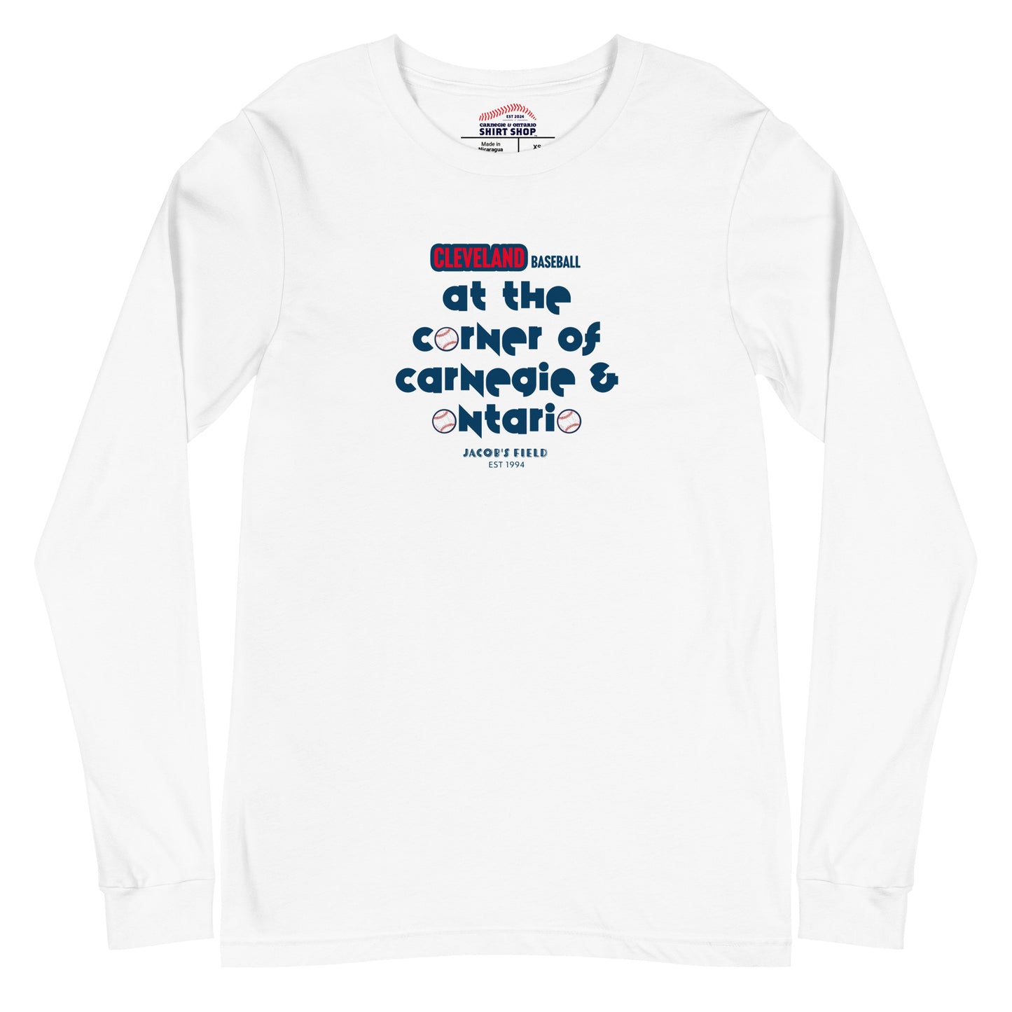 Corner of Carnegie & Ontario Unisex Long-Sleeve Tee