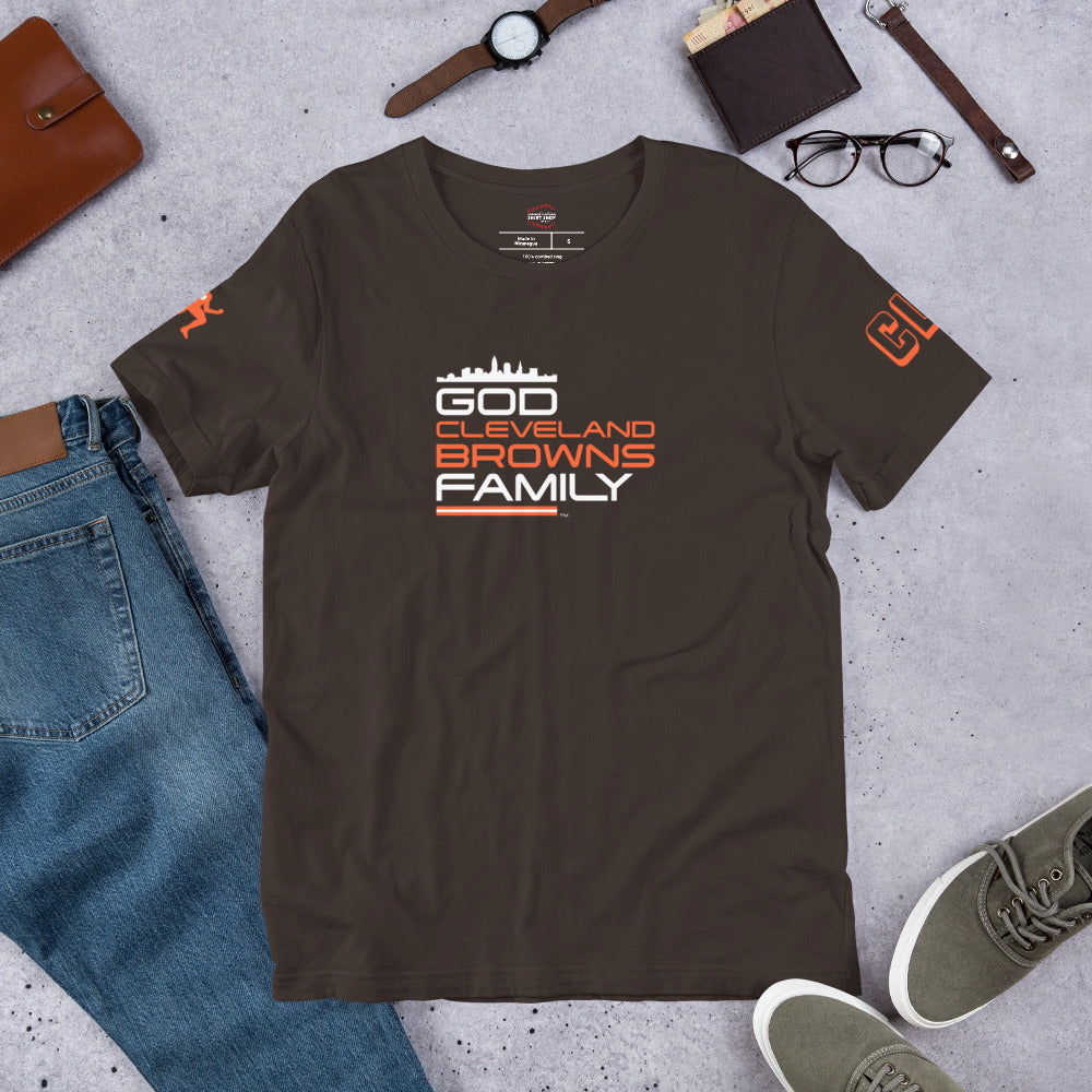 God, Browns, Family Unisex Tee