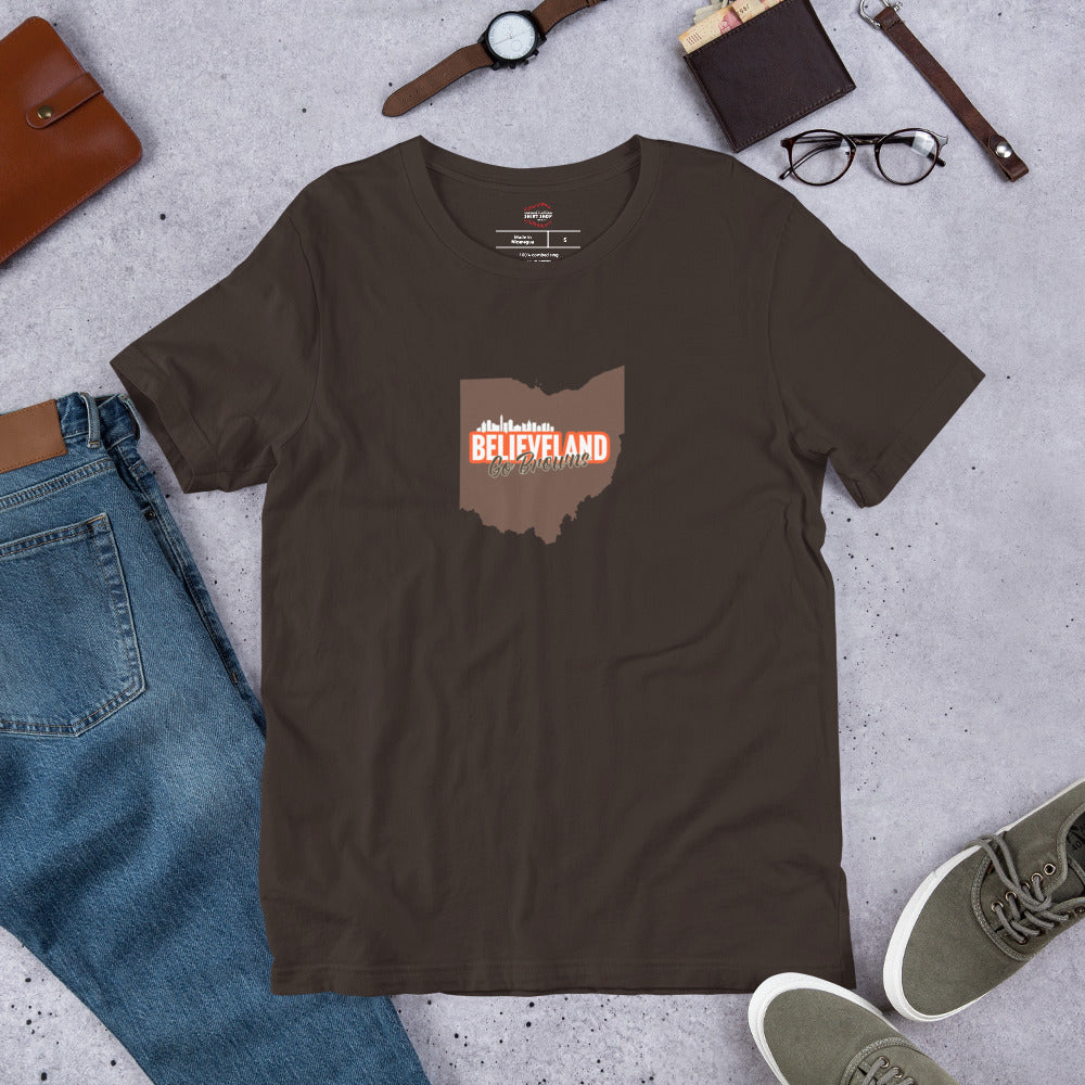 Ohio: Go Browns Unisex Tee