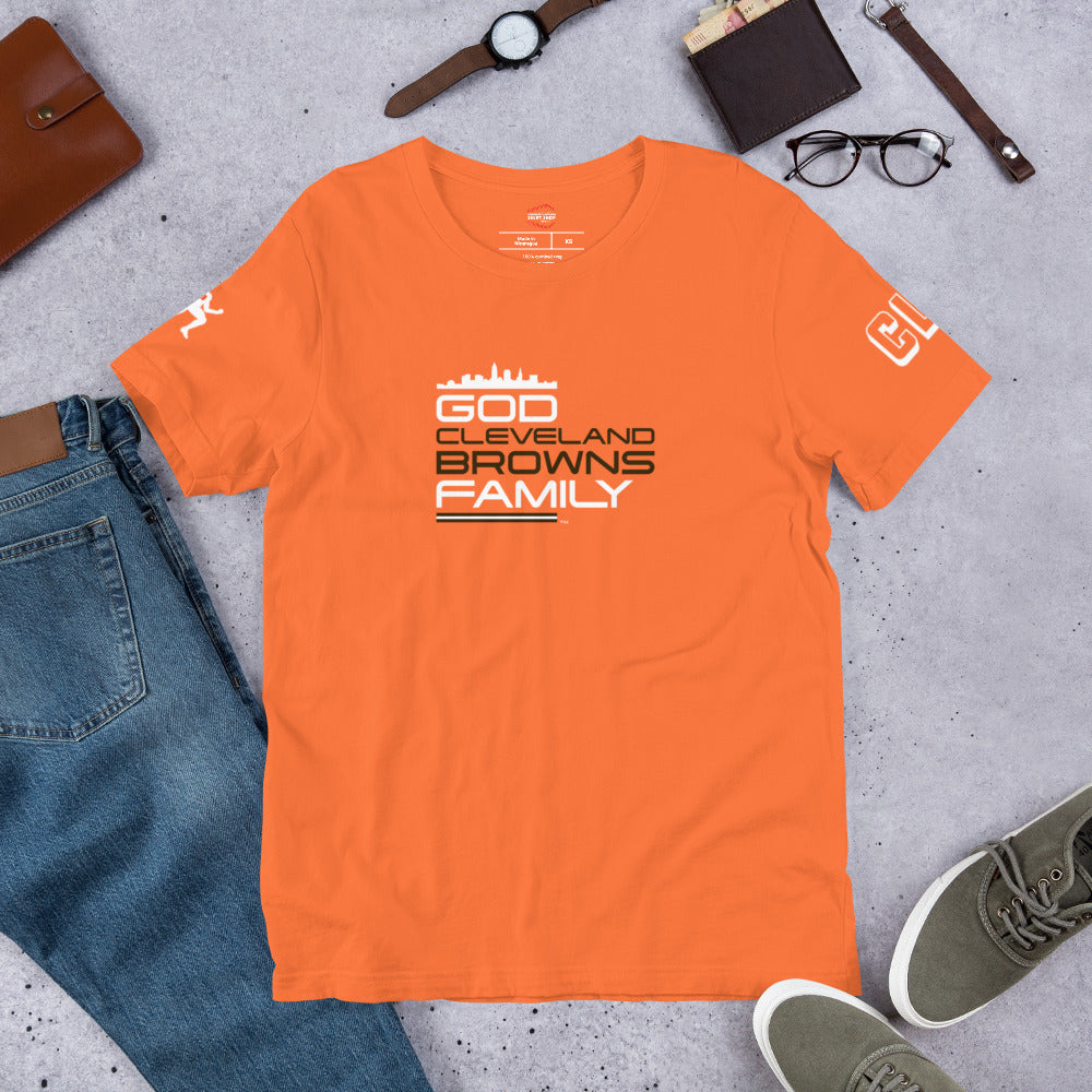 God, Browns, Family Unisex Tee