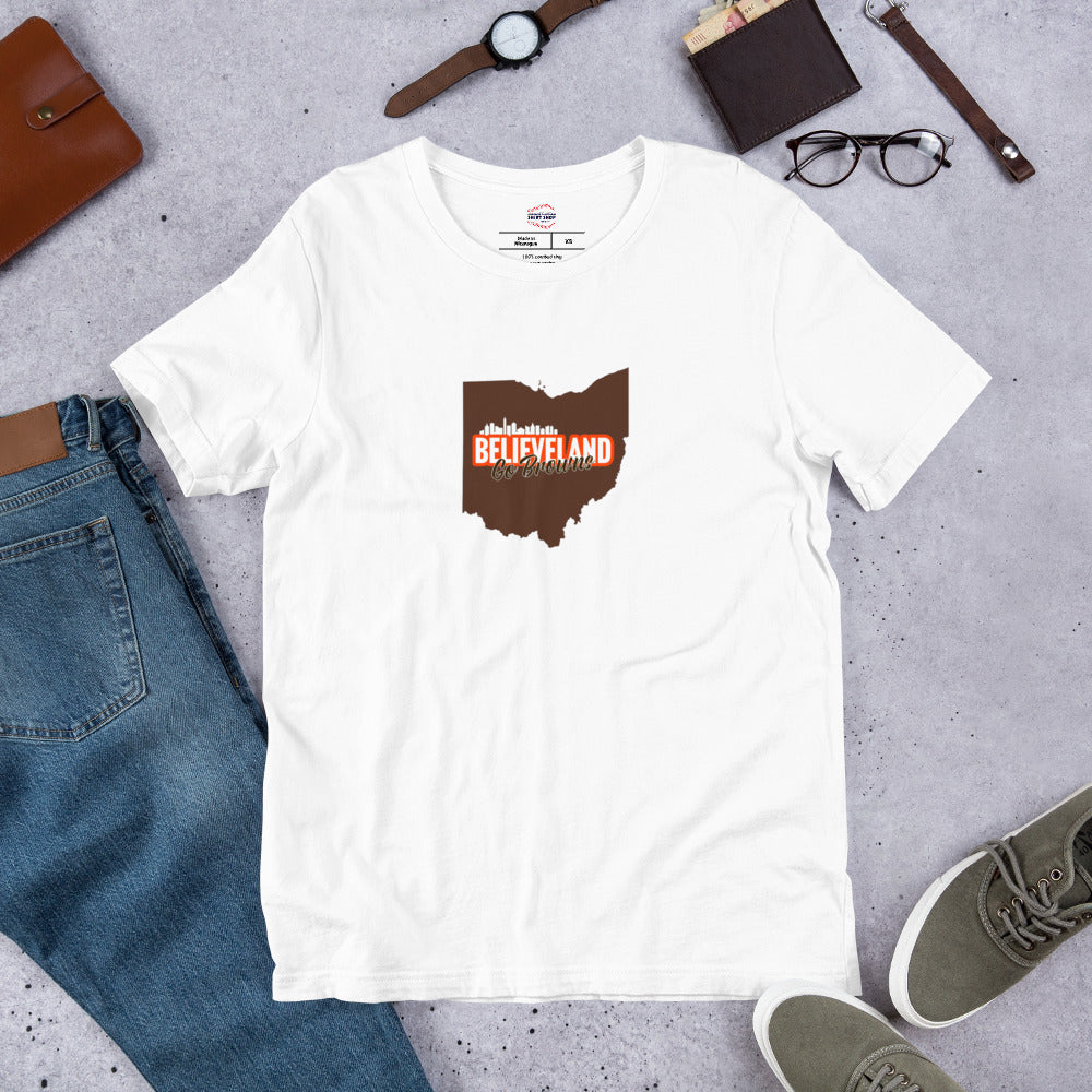 Ohio: Go Browns Unisex Tee