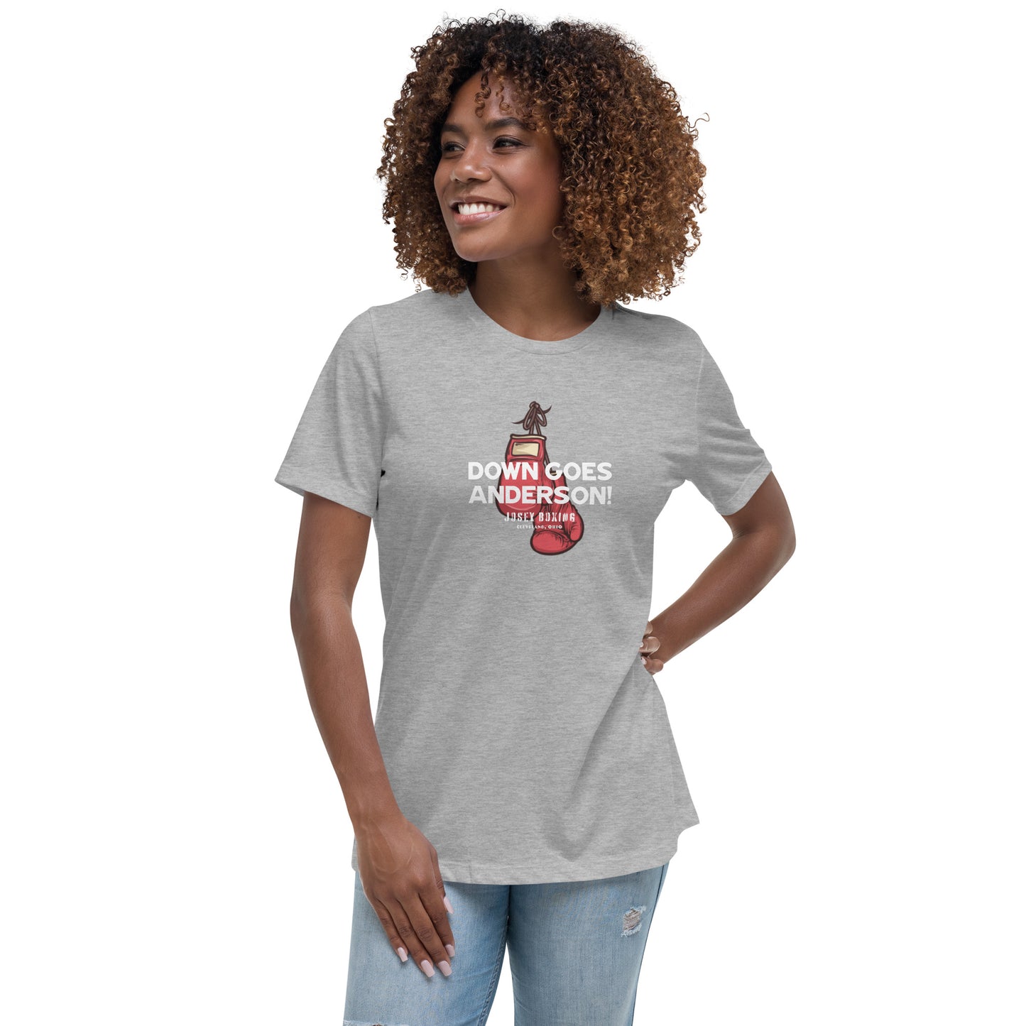 Down Goes Anderson! Women's Relaxed Tee