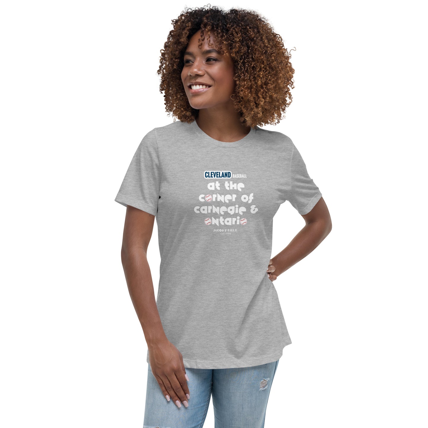 Corner of Carnegie & Ontario Women's Relaxed Tee