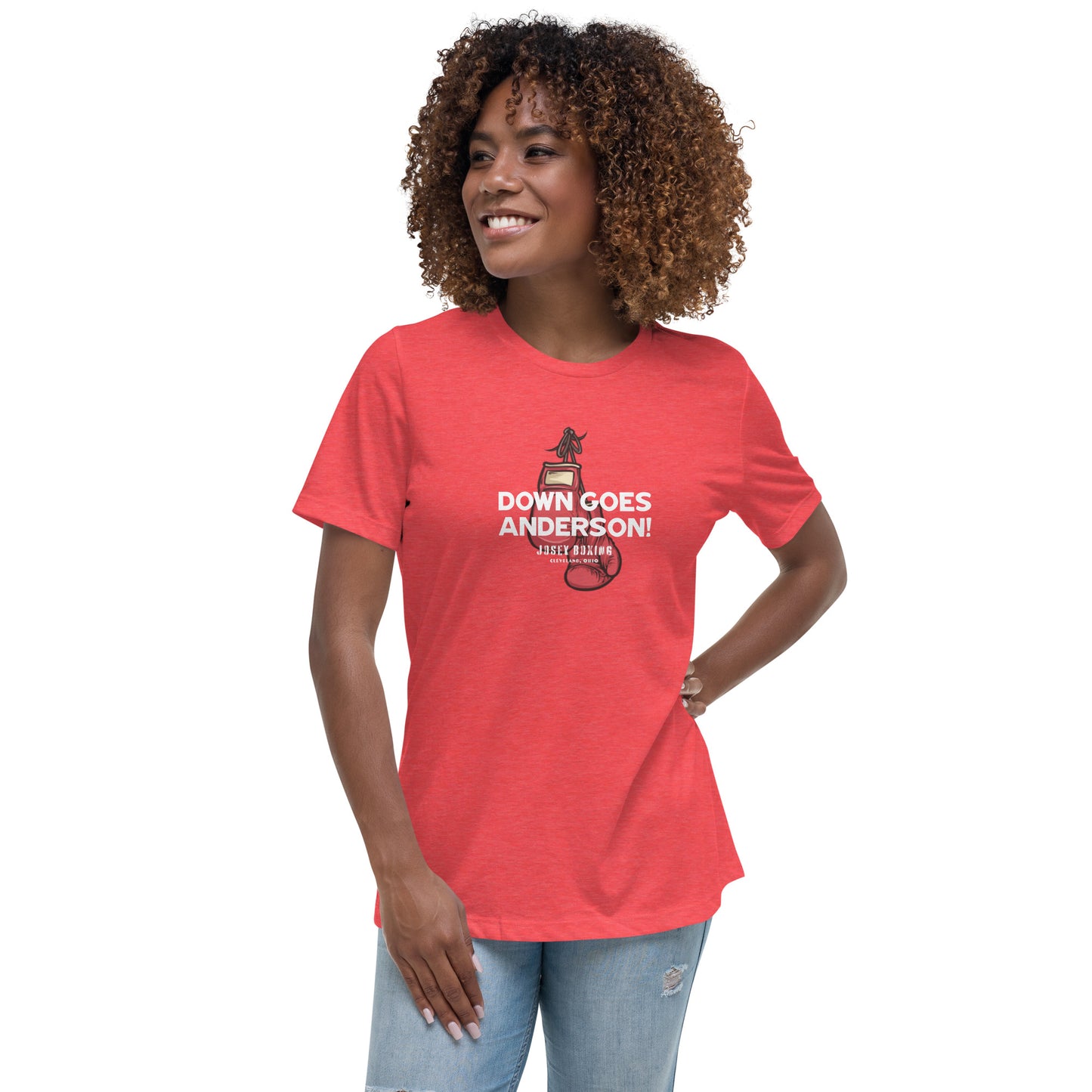 Down Goes Anderson! Women's Relaxed Tee