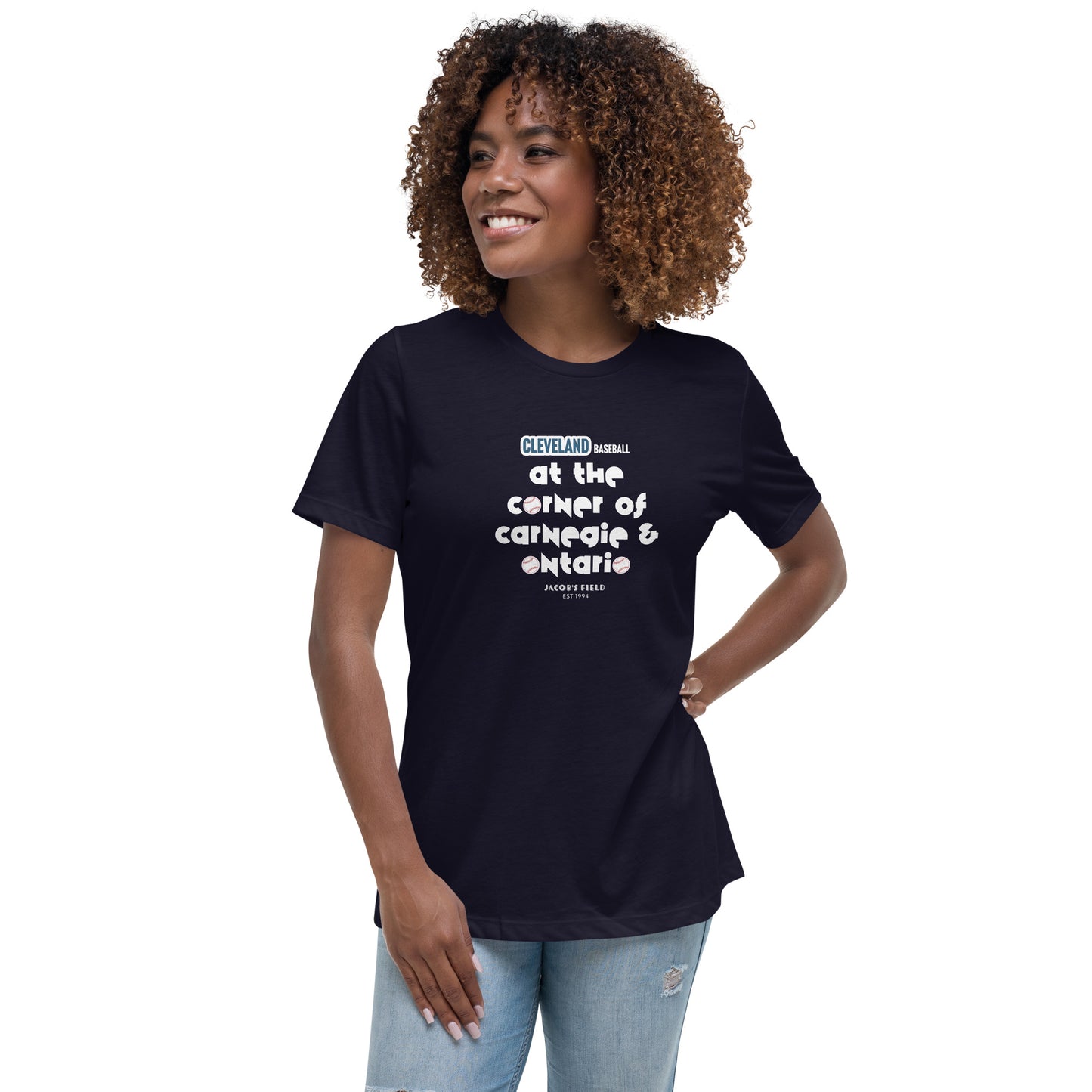 Corner of Carnegie & Ontario Women's Relaxed Tee