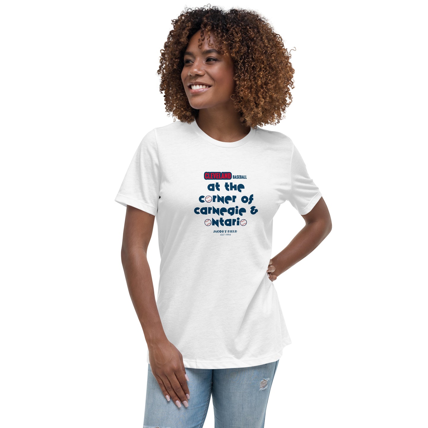 Corner of Carnegie & Ontario Women's Relaxed Tee